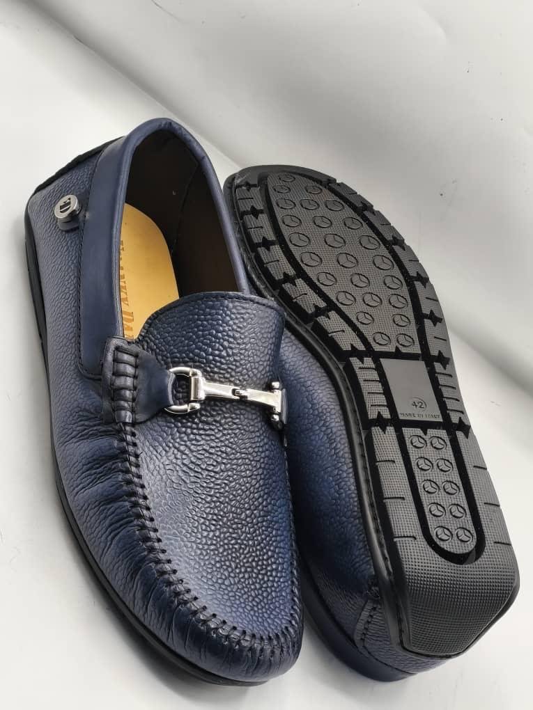 Premium Men's Leather Slides