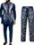 2pcs set of European and American Men’s navy blue Silvery patterned long sleeved pants, suitable for various occasions such as holiday celebrations, business socializing, leisure gatherings, etc., it is an ideal choice for holiday gift giving