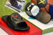 Gucci Men’s Stylish Leather Slide Sandals
