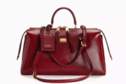 Red leather bag