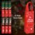 24pcs and 12pcs Elegant Christmas Red Wine Champagne Gift Bag Set – Heavy-Duty Non-Woven Reusable Bottle Sleeve, Festive Design in red/green with Snowflake, Deer & Bell Patterns, Durable Material for Holiday Parties, New Year’s Eve, Birthdays, Weddings etc. Large Capacity