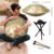 440Hz 10 Notes Handpan Drum, 22 Inch D Minor Kurd Hand Drum Instrument With Drum Bag, Dust-Free Cloth, Mallets, Stand, Sound Stickers For Adults Beginners, For Meditation, Music Therapy & Live Performances, Premium Steel