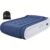 TwinXL Air Mattress With Built In Pump, 17” High Raised Comfort Inflatable Mattress, Portable Blow Up Bed, Foldable Air Bed, Sleep Pad, Non Slip Bottom, For Home, Guest Room, Camping, Hiking, Travel, Outdoor, Indoor, Blue&White, PVC, Load 800LBS