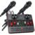 Podcast Equipment Bundle, All-in-One Audio Interface DJ Mixer with 2 Condenser Microphones, Recording Studio Kit Live Sound Card for Singing Broadcast, Live Streaming, Gaming