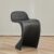 1pc Creative S-Shaped Single Chair with Strong Load-Bearing Capacity – Modern Minimalist Black Plastic Design, Ergonomic Comfort for Living Room, Bedroom, Study – Easy Assembly, No Power Needed, Chair for Living Room, Bedroom Furniture, Sleek Furniture, Durable Construction