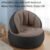 [Quick-Inflate Inflatable Sofa] Portable Quick-Inflate Foldable Inflatable Sofa with Backrest | 1pc PVC Flocked Surface Lazy Couch for Living Room Game Bedroom Balcony Reading, Compressed Sofa Bed, Air Sofa, Boneless Couch In A Box, Multipurpose Minimalist Lightweight Durable Inflatable Furniture