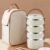1 Set Of Stainless Steel 4 Layer Lunch Box With Lid With Complementary Bag & Cutlery Large Capacity Storage Bucket, For Camping, Picnic, School, Office, And Outdoor Adventures