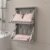 No-Drill Adhesive Wall-Mounted Double-Layer Folding Shelf – Reinforced Thickened Plastic Bathroom Organizer with 2-Tier Shelves for Towels, Toiletries – Space-Saving Storage for Bathroom & Toilet Walls, Toiletry Organization, Minimalist Design, Sturdy Construction, Compact Design, Durable Material, Compact Spaces, Utility Racks