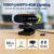 1080P@60FPS USB Network Camera with Auto Focus, HDR Auto Light Compensation & Dual Noise Reduction Microphone, RGB Lighting, Privacy Cover, Plug and Play – Compatible with USB 2.0 and Type-C for Streaming, Gaming Live Streaming, Video Calls, and Meetings, Camera For Streamer, Webcam For Pc, Laptop Stand, Webcam Stand, Pc Accessory, Monitor Arm