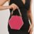 Elegant Hexagonal Clutch Bag with a Large Chain, Perfect for Evening Events, Parties, And Weddings.
