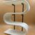 Modern 3D Printed Display Stand – Minimalist Art Home Decor, Elegant Tabletop Organizer for Books, Jewelry & Collectibles – European Style Shelf (White)