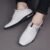 [Men’s Breathable Sneakers] Men’s Breathable Casual Sneakers – Trendy Slip- Shoes with Rubber Sole, PU Upper & Inner Lining, Round Toe, Low-Top Design for All Seasons, Brown, Allseason Shoes | Sporty Casual Shoes | Comfortable Lining
