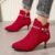 Women’s Rhinestone Decor Stiletto Heeled Boots, Fashion Point Toe Dress Boots, Comfortable Side Zipper Boots