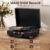 Maio S100 Vintage Turntable Record Player with Built-in Stereo Speaker & Belt-Driven Turntable – 3-Speed (33/45/78 RPM), AUX/Headphone Outputs, Compact Design – for Home, Parties, Gifts – Compatible with 7/10/12″ Records – Ideal for Beginners & Vinyl Enthusiasts
