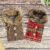 4/6pcs Valentine’s Day Sweater Wine Bottle Covers Plaid Wine Bottle Clothes Wine Bottle Dress with Faux Fur Collar And Button Coat Design Wine Bottle Bags for Party Decorations