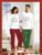 [MEN/WOMEN] Custom Pajama Set, Couple’s Long Sleeve & Pants Loungewear, Men’s or Women’s Pajama Set, Crew Neck T-Shirt + Elastic Waist Pants, Comfortable & Breathable, All-Season Wear, Christmas Gift with Merry Christmas Print
