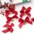 24pcs Red Satin Ribbon Bows with Bells – Mini Christmas and New Year Decorations, Perfect for Gift Wrapping, Shoes, Jewelry, and Holiday Party Accessories, Gift Ribbon, Ribbon For Craft, Ribbon, Christmas Wrapping Accessories, Christmas Craft Supplies, Christmas Bow